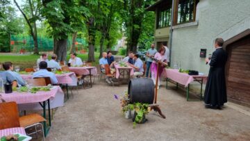 Dégustation de vins au Jardin Miquey