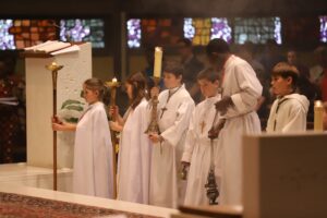 Service de la messe au Sacré-Cœur