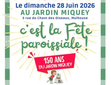 Fête paroissiale au Jardin Miquey !